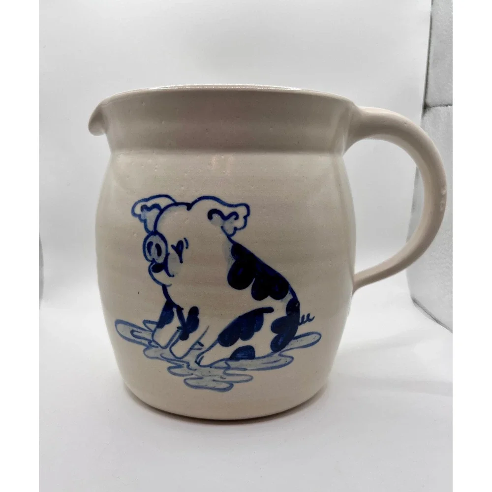 Unbranded Stoneware Pitcher 6.75